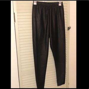 Pleather leggings
